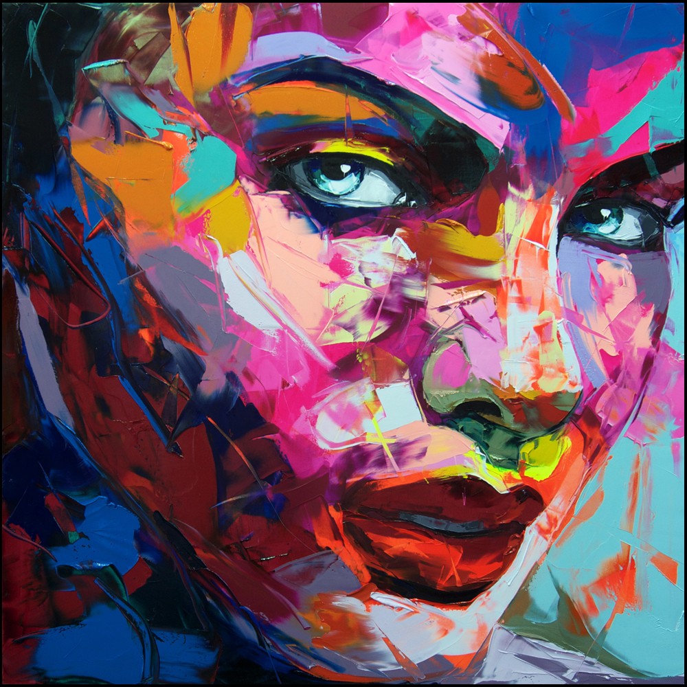 Francoise Nielly Portrait Palette Painting Expression Face209